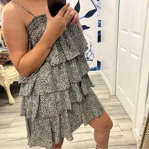 Willow Tiered Mini Dress Large